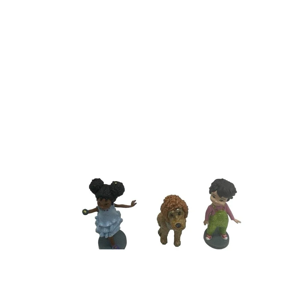 Lot of 4 Disney Junior Frenchy Dog, JoJo & Bree 3.5